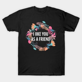 I Like You as a Friend T-Shirt